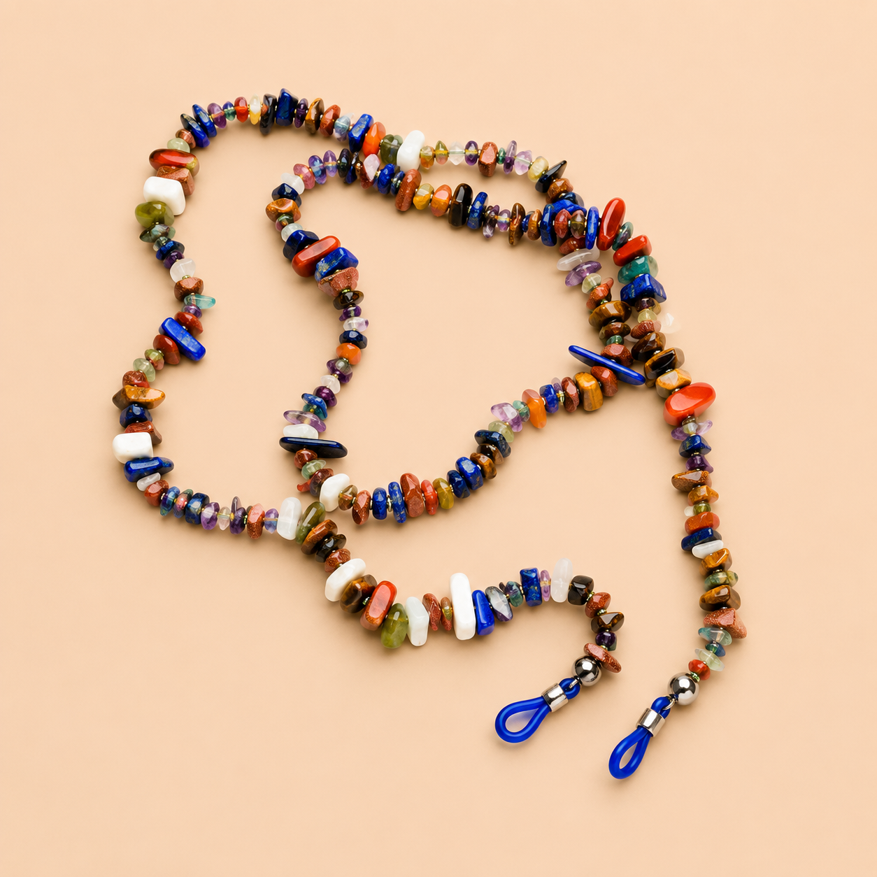 Aurora Gemstone Eyeglass Chain