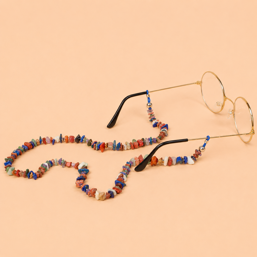 Aurora Gemstone Eyeglass Chain