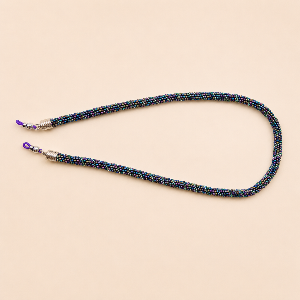 Disco Beaded Eyeglass Chain